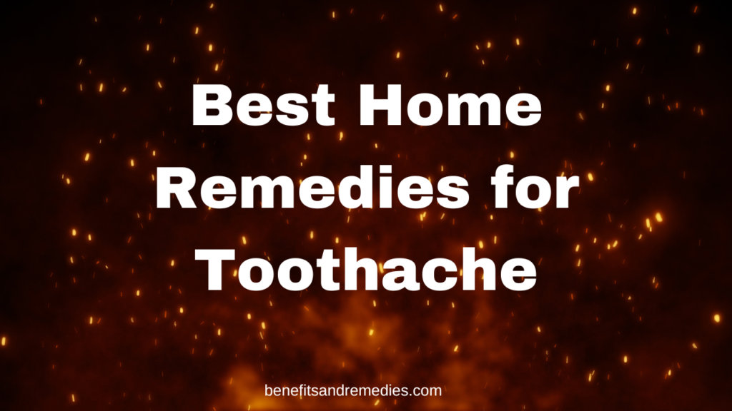 home remedies for toothache